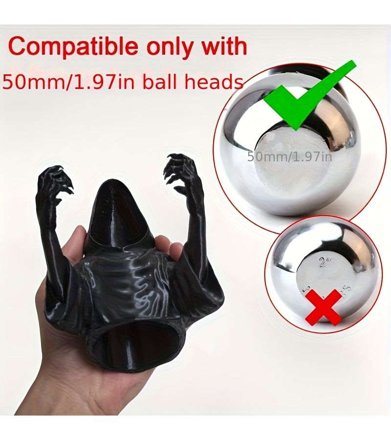 Black 1.97 Inch Towing Ball Cover Dustproof Protector For RV Truck Boat Trailer Accessories - Image 3