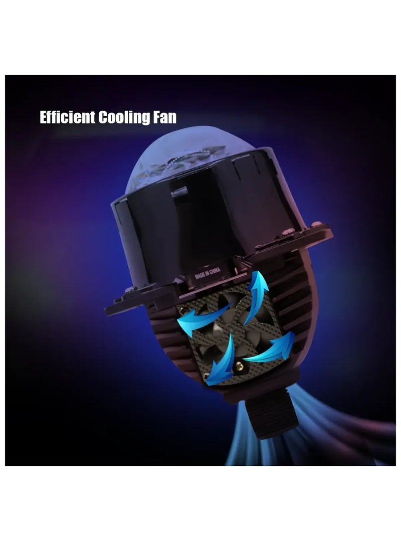 توبيز جهاز عرض Tobys Lens Plus-7DT ثنائي LED مقاس 3 بوصات بقوة 160 واط/الزوج مع مصباح أمامي للسيارة بدرجة حرارة لون 6000 كلفن - LENS PLUS-7DT - Image 4