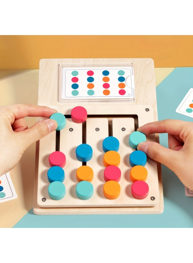 BEBEGO Wooden Color Puzzle - Boost Logic, Focus & Hand-Eye Coordination | Educational Toy for Youngsters - Image 4