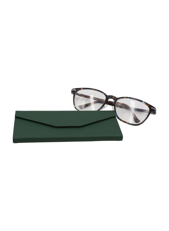 Real Sic Solid Color Eco Leather Magnetic Folding Hard Case for Sunglasses, Eyeglasses, Reading Glasses, Black, One size - Image 4