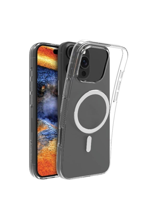 DBRAMANTE1928 جراب جرينلاند برو ماغسيف لهاتف آيفون 16 برو شفاف - Image 3