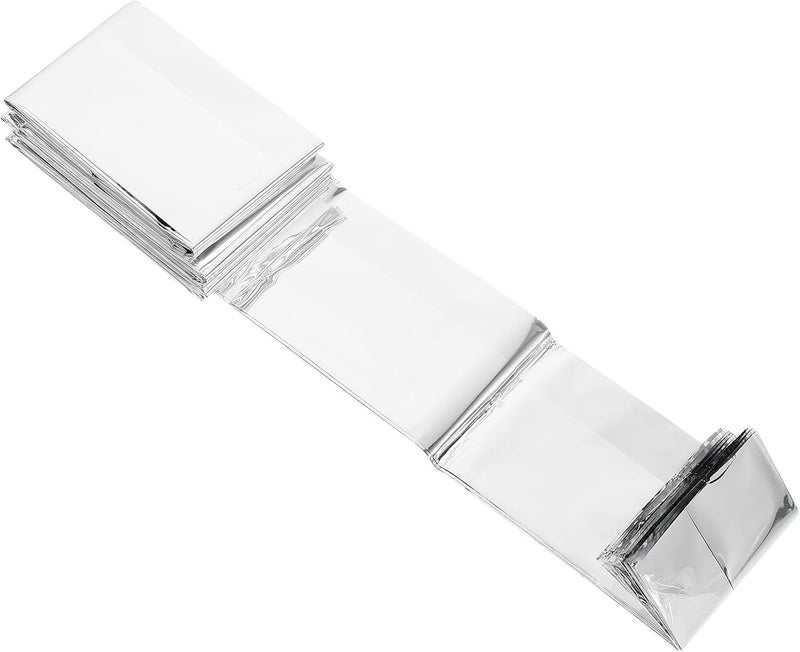 Vosarea Emergency Thermal Blanket Aluminum Foil Outdoor Space Blanket Double-Sided Foil for Camping Hiking First Aid - Image 1