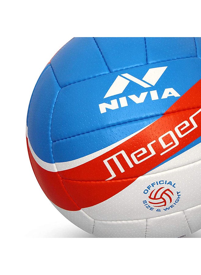 Nivia Merger Volleyball | Size: 4 | Material: Polyurethane | Ideal for Training/Match | 18 Panel Stitched Construction | Dimpled PU Leather Top Layer | Ideal for Indoor & Outdoor  - Image 4