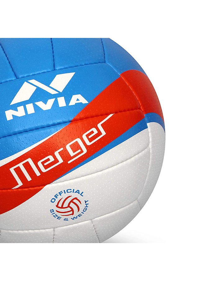 Nivia Merger Volleyball | Size: 4 | Material: Polyurethane | Ideal for Training/Match | 18 Panel Stitched Construction | Dimpled PU Leather Top Layer | Ideal for Indoor & Outdoor  - Image 5