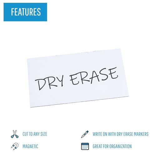 MasterVision Tape Roll Magnetic Dry Erase, 2" x 50' White - Image 3