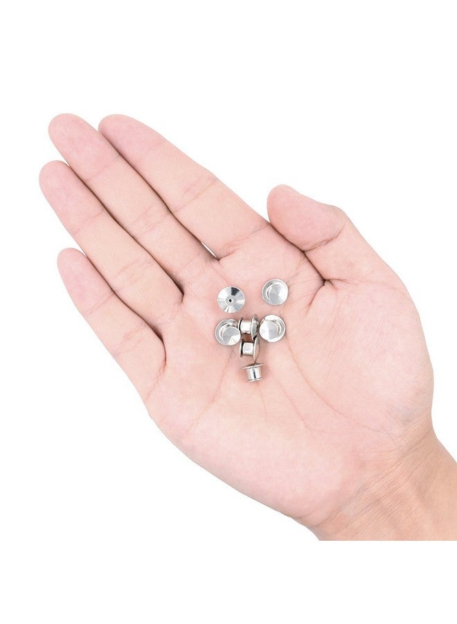 SUBANG 40 Pieces Metal Pin Backs Locking Pin Keepers Locking Clasp With Storage Case - Image 5