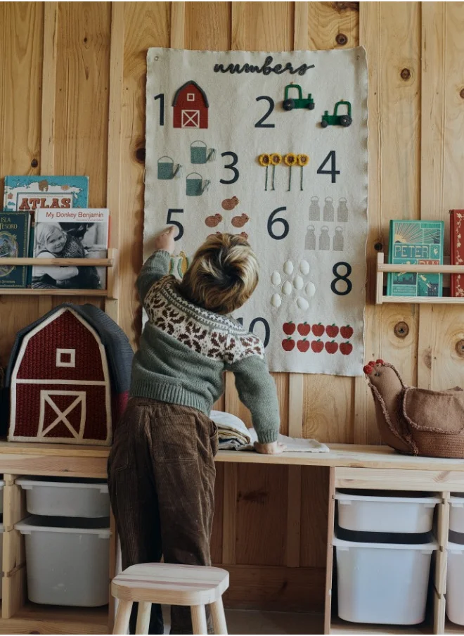 لورينا كانالز Wall Hanger Farm Numbers
