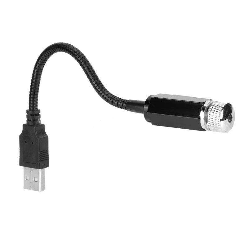 Car Ambient Light USB Plug-In Bendable Wire with Turnable Twist Pattern - Blue Purple Interior Lamp for Car Ceiling Decor - Image 3