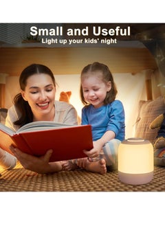 Baby Night Light for Kids, LED Touch Lamp, Stepless Dimming Nursery Lamp with 3 Colors, Breastfeeding, Diaper Change, Sleep Aid, USB Rechargeable White/Natural/Warm Bedside Light for Bedroom - pzsku/ZD2BEAC4914971E8FDECCZ/45/_/1709802050/0c31a838-a580-49fc-8824-0c65bf528874