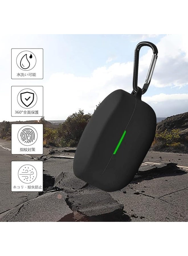 جراب سيليكون لسماعات سوني WF-1000XM4، غطاء حماية لسماعات سوني WF-1000XM4، فائق النحافة، جراب حماية لسماعات سوني WF-1000XM4 - أسود - Image 3