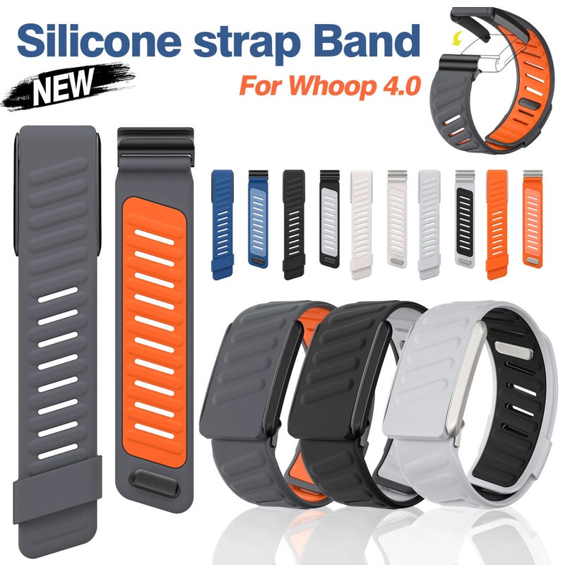 Bluejw Silicone Replacement Wrist Band Sport Watch Strap for Whoop Smart Watch - Image 5