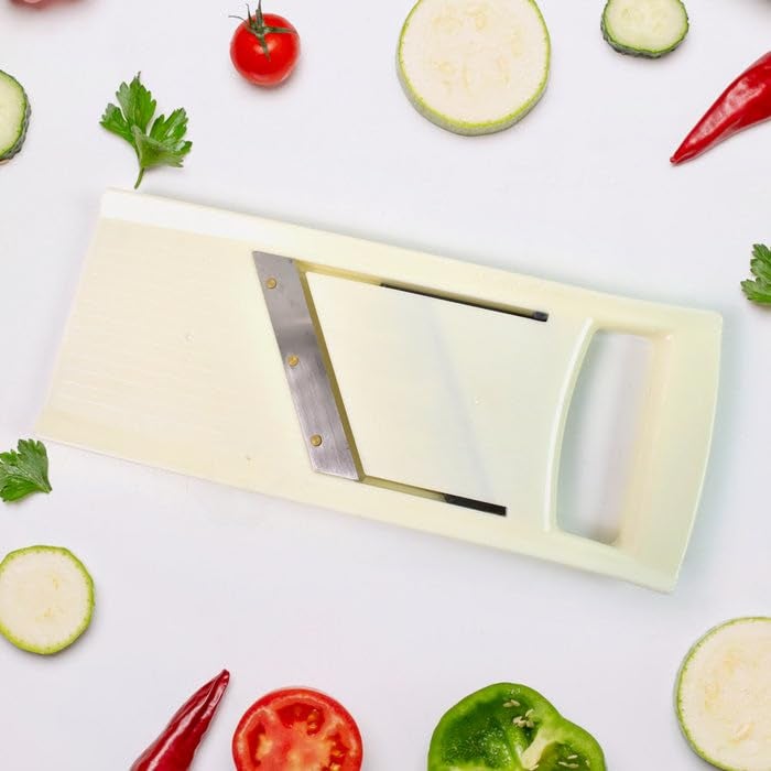 Garth Multipurpose Grater and Slicer Vegetable Cutter French Fries Cutter Potato Chips Cutter Kitchen Tool for Slicing Shredding Grating Ideal for Vegetables Fruits and More - Image 2