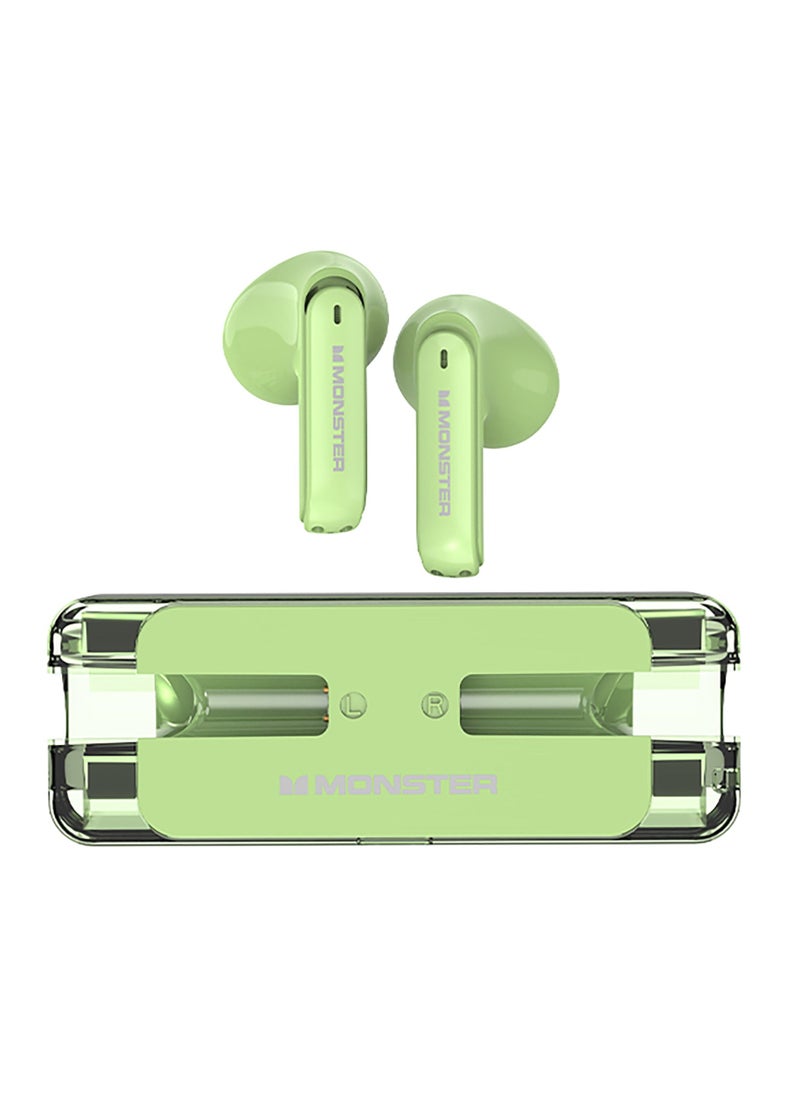 Monster - MONSTER Airmars XKT08 True Wireless Gaming Earphones Green - Image 1