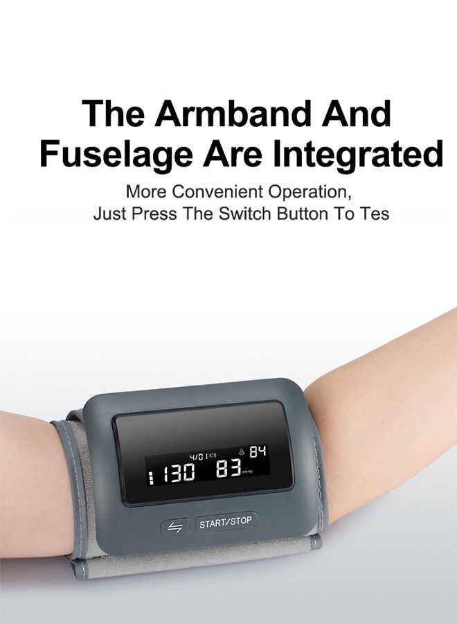 Sharpdo Blood Pressure Monitor Upper Arm With One Piece Design Digital BP Machine For Home Use With Cuff Size 22cm-32cm  Portable Meter - Image 3