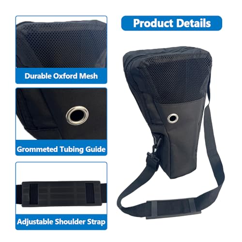 MUROCEA Oxygen Tank Shoulder Bag - Portable Cylinder Holder Bag Fits M6/M9 Tank Carrier Pouch Accessories, 15" L x 7" W - Image 3