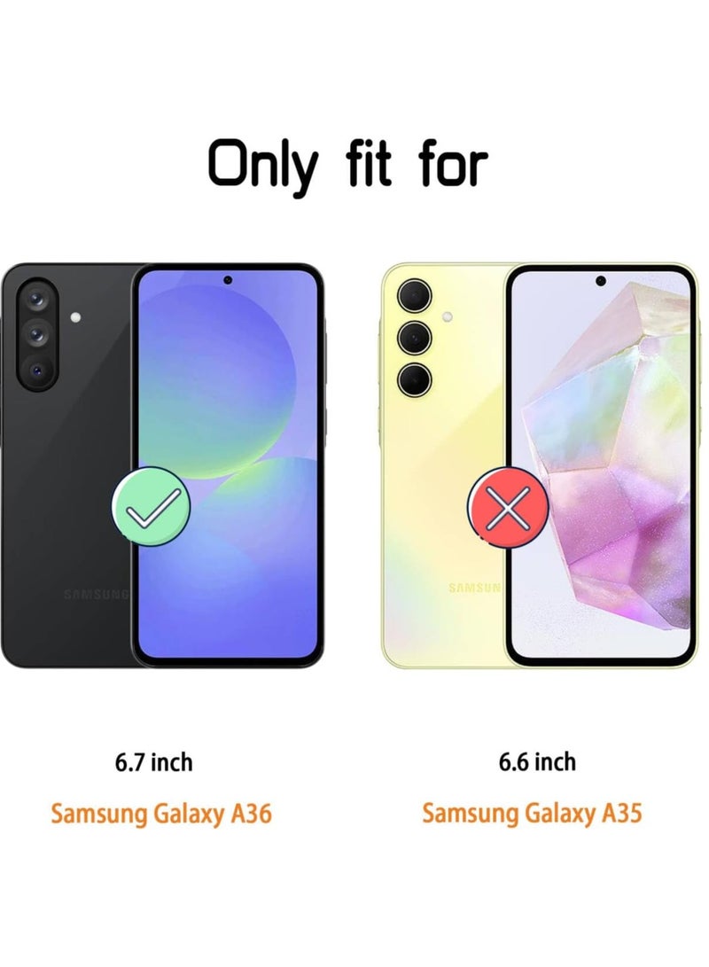 2 in 1 For Samsung Galaxy A36 Screen & Camera Protection - High transparency full coverage security protector