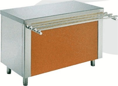 CSA Inox Karacasan Industrial Service Bain-Marie with Neutral Countertop 