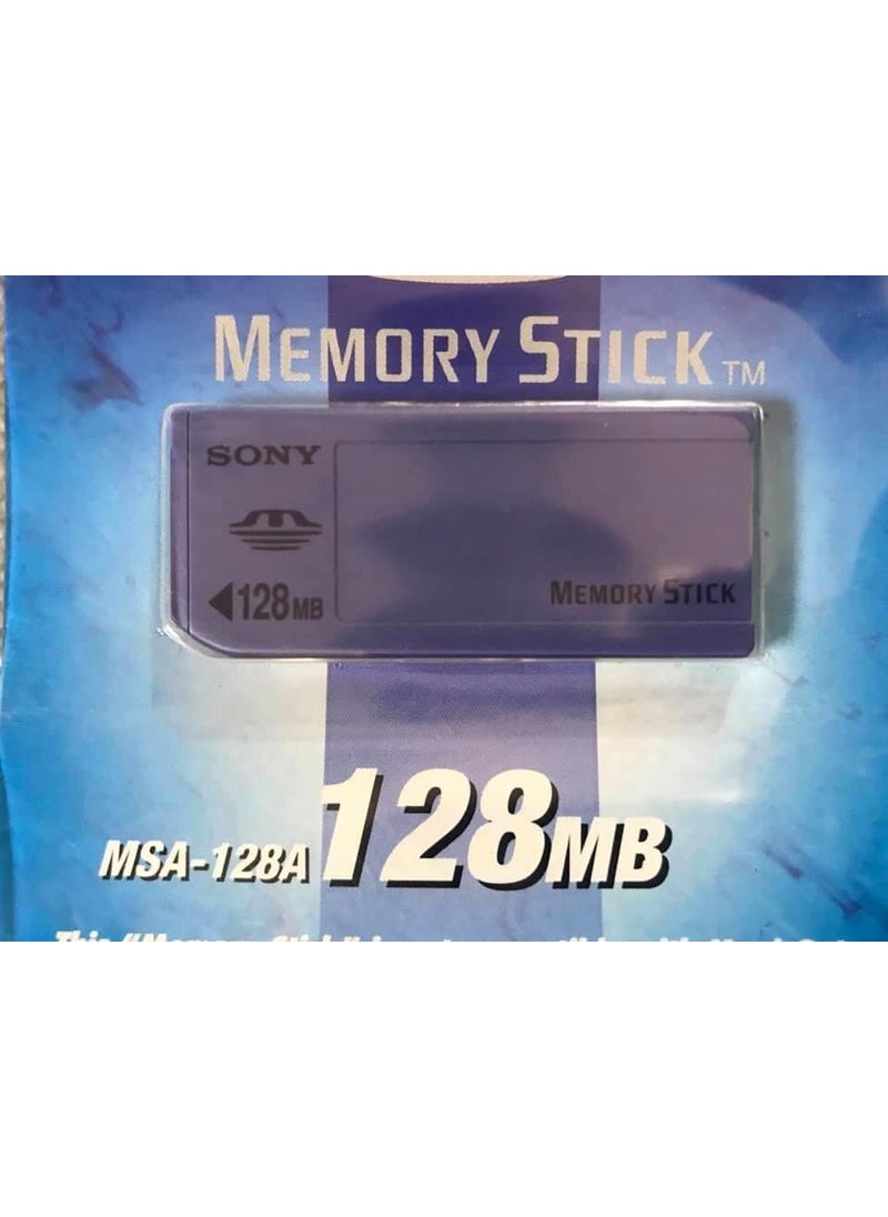 Sony MSA-128A Memory Stick 128 MB Memory Card - Memory Card for Sony Old Model Cameras