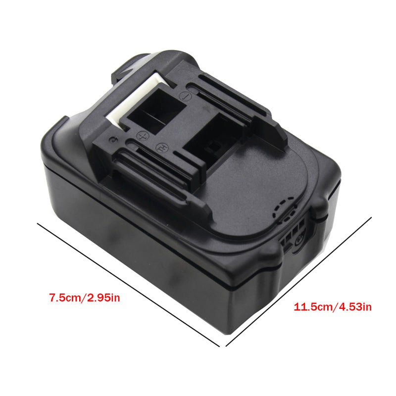 Over Charging Protection Case For Makita 18V Battery BL1830 Black - Image 5