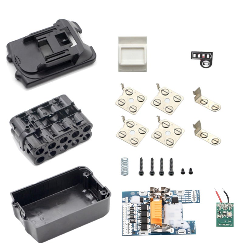 Over Charging Protection Case For Makita 18V Battery BL1830 Black - Image 4