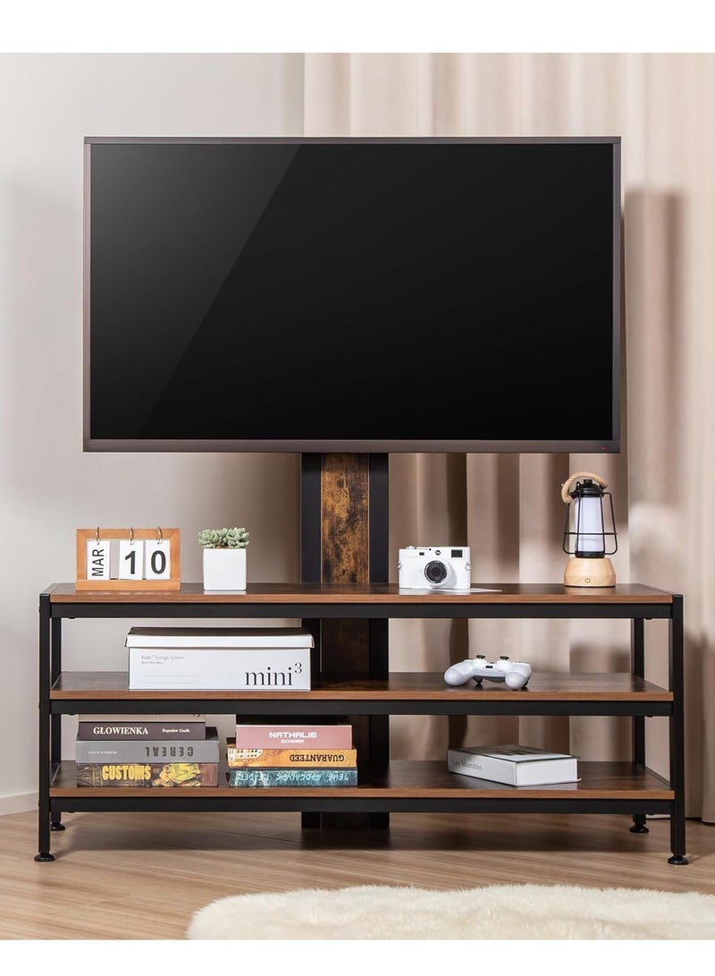 Hamood TV bracket Stockholm with TV stand tiltable TV stand for screens up to 70 inch max. VESA 600x400mm to 40kg TV stand - Image 1