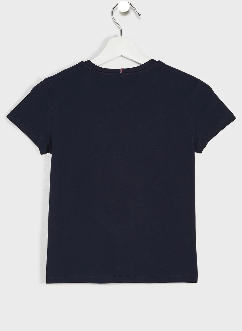 TOMMY HILFIGER Youth Slogan T-Shirt