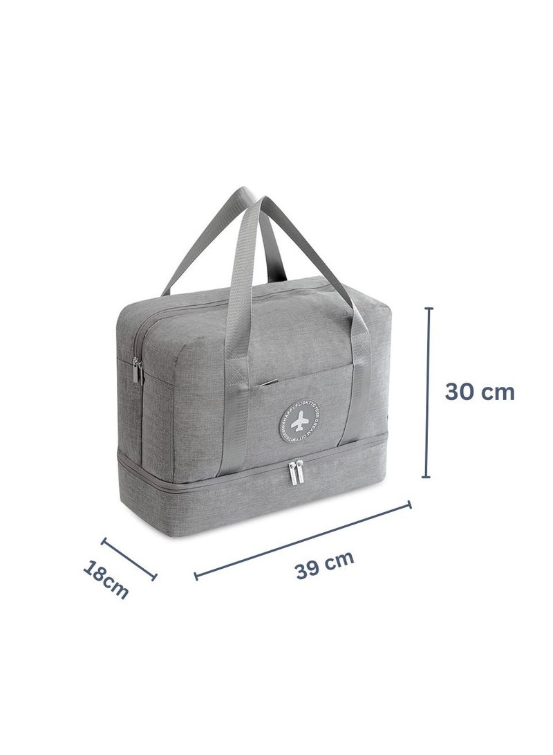 SamoDani Gym, Sports, Beach Bag with Shoes Compartment,  Separate Waterproof pocket for wet stuff, Travel Duffel for Men and Women - Image 2