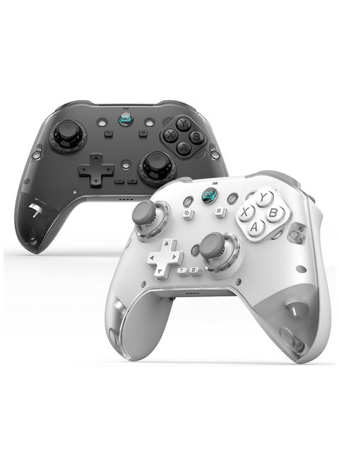 Z04 Wireless Game Controller with Charging Dock – Multi-Platform Support (Apple, Android, PC, TV), Hall Joystick, Dual-Trigger Switch, Magnetic Cover, Macro Programming, 6-Axis Gyroscope, and Turbo