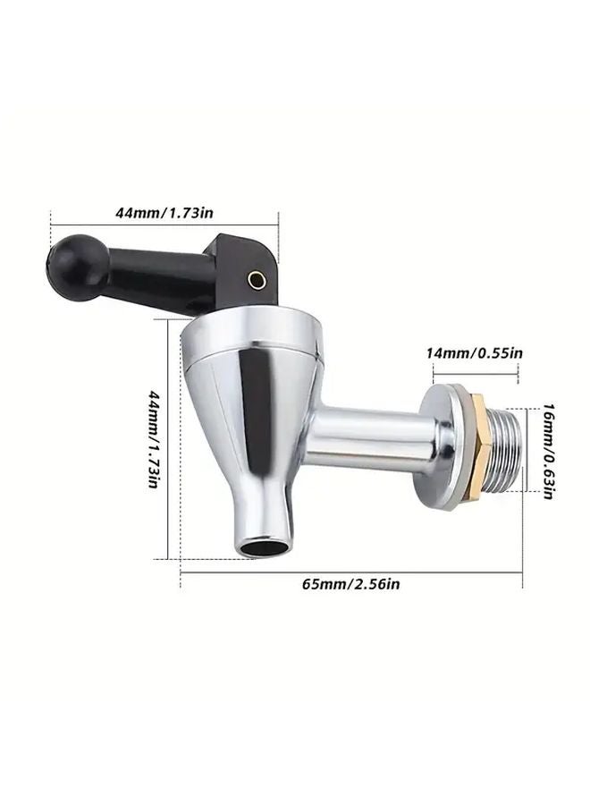 Brass Beverage Dispenser Faucet 3 8 16mm Rust Resistant Universal Tap For Beer Soda - Image 1