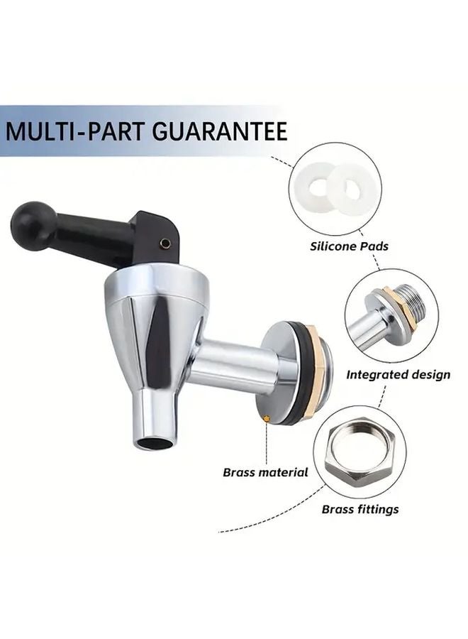 Brass Beverage Dispenser Faucet 3 8 16mm Rust Resistant Universal Tap For Beer Soda - Image 2