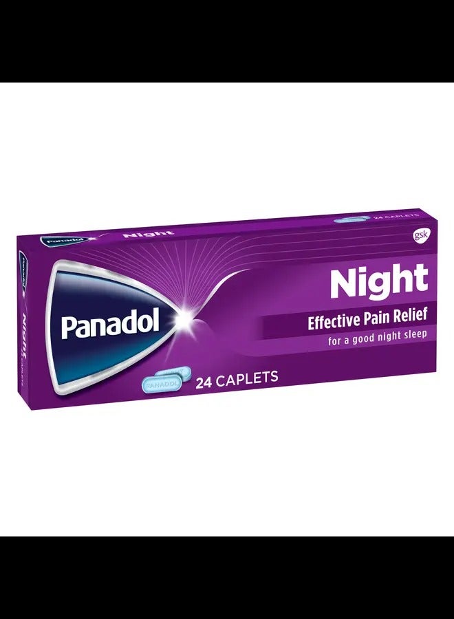 Panadol Night Effective Pain Relief  - 24 Tablets