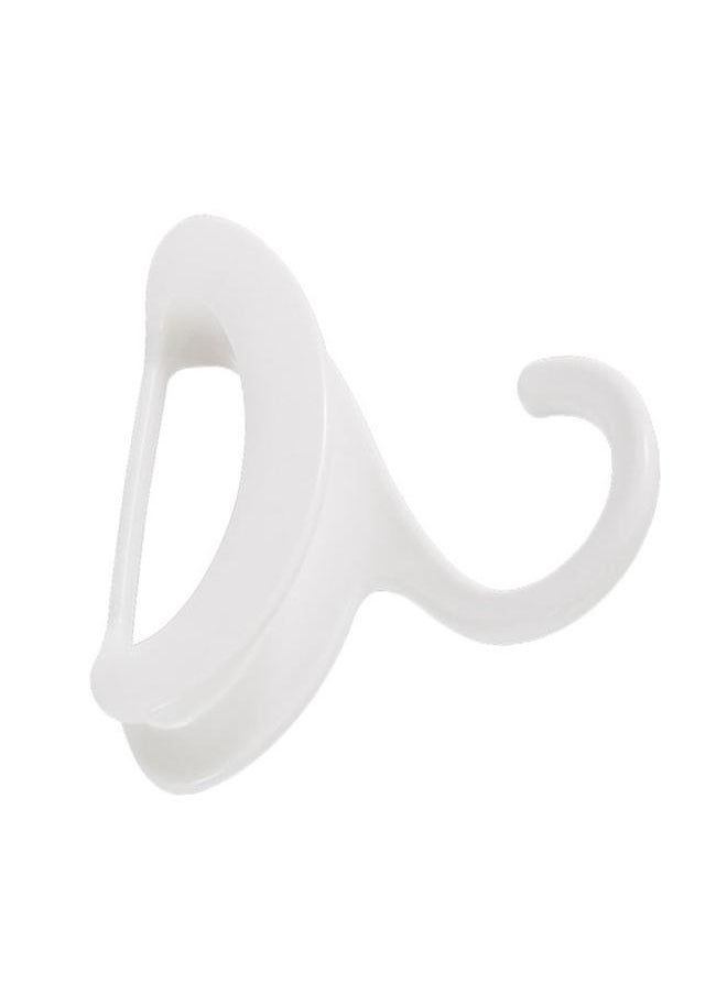 Thoraya - Bag Storage Hanger Arch Shape Purse Hanging Holder Multifunctional Closet Organizer for Handbags Ties Scarves White - Image 1
