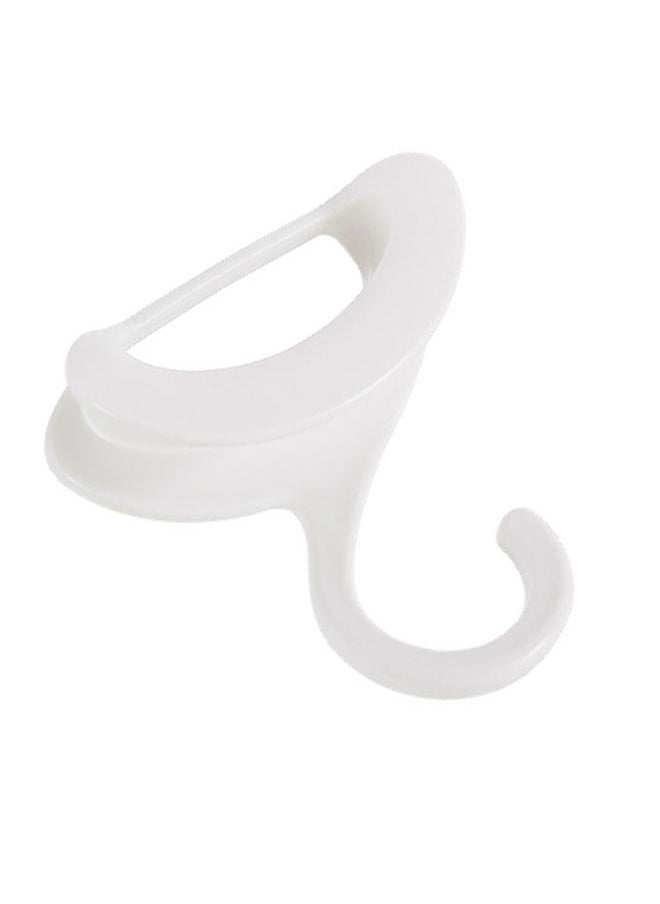 Thoraya - Bag Storage Hanger Arch Shape Purse Hanging Holder Multifunctional Closet Organizer for Handbags Ties Scarves White - Image 1