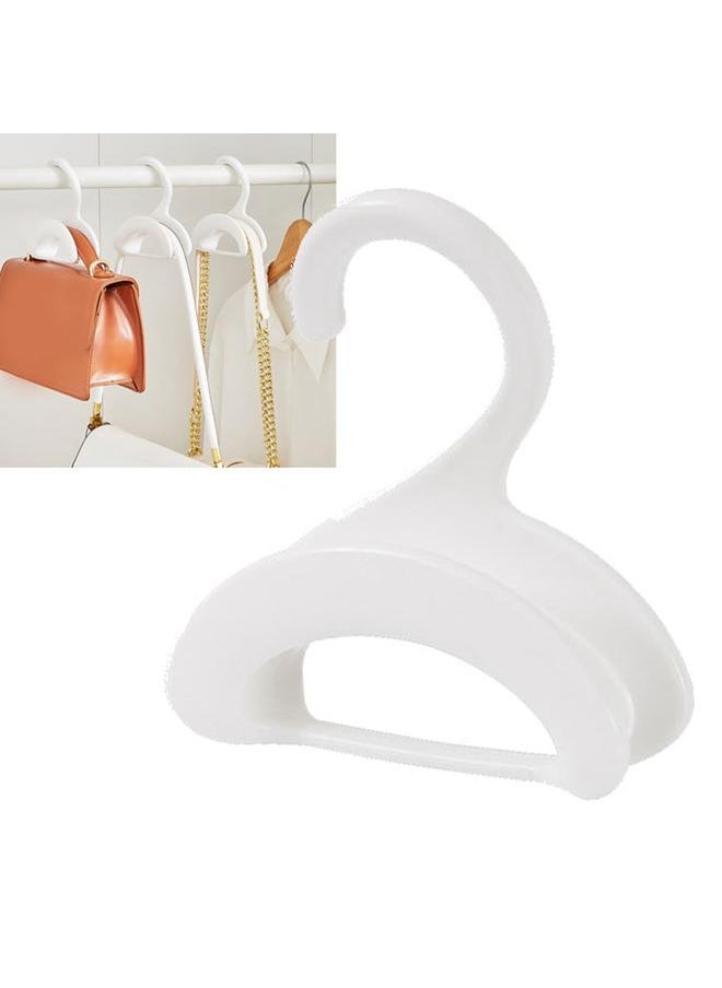 Thoraya - Bag Storage Hanger Arch Shape Purse Hanging Holder Multifunctional Closet Organizer for Handbags Ties Scarves White - Image 1