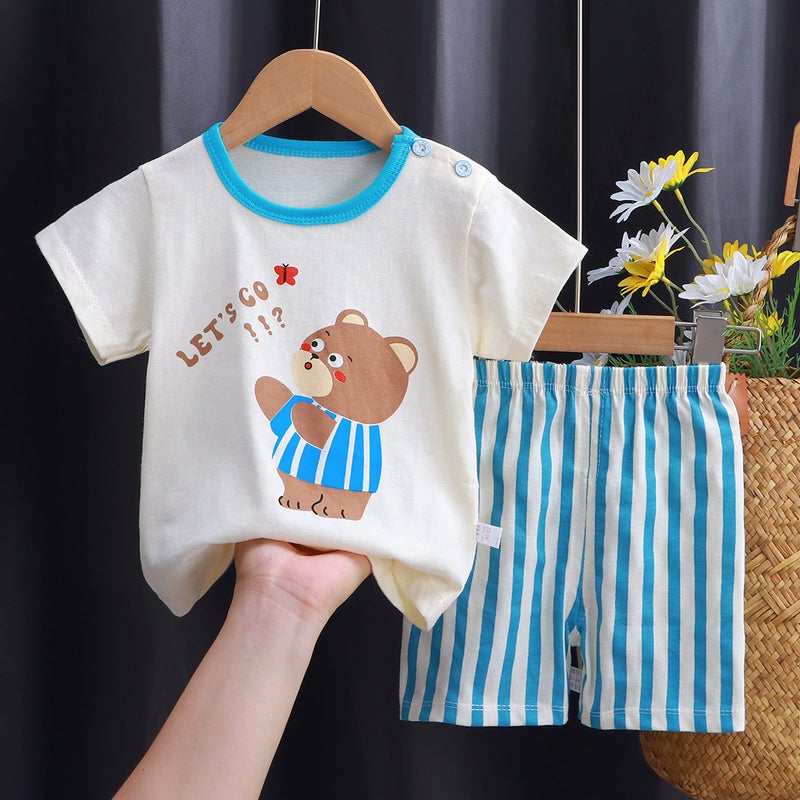 Infant Cotton T-Shirt Combo New Arrival K009-mr. bear
