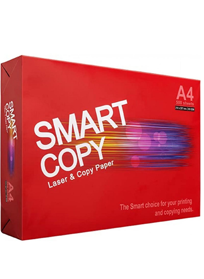 Smart ورق نسخ A4 من سمارت كوبي، 500 قطعة، 80 جرامًا لكل متر مربع - Image 1