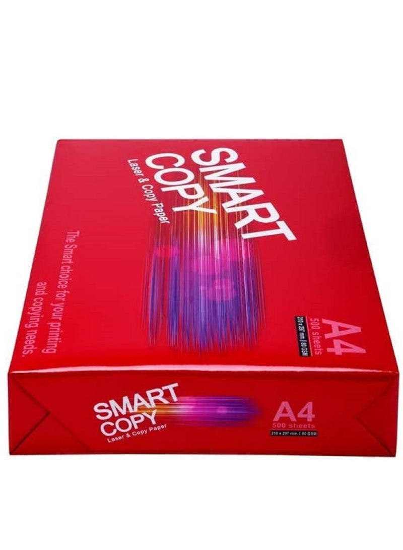 Smart ورق نسخ A4 من سمارت كوبي، 500 قطعة، 80 جرامًا لكل متر مربع - Image 2