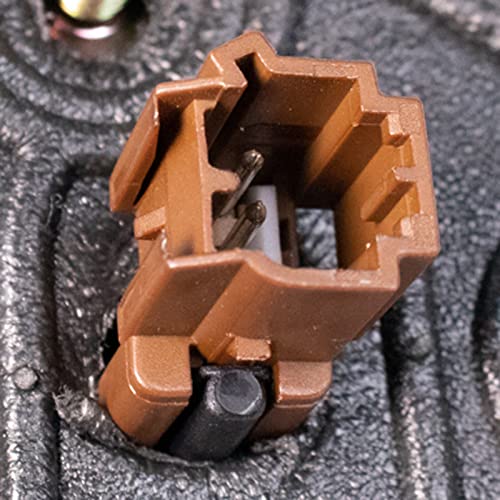 TRQ Driver & Passenger Side Power Mirror Set with Spotter Glass Smooth Black Compatible with 2011-2012 Ford Mustang FO1320720 FO1321720 - Image 3