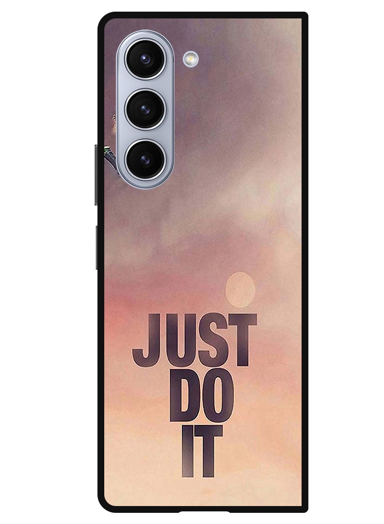 Theodor Protective Case Anti Scratch Shock Proof Bumper Cover For Samsung Galaxy Z Fold 5 Just Do It1 - Image 1