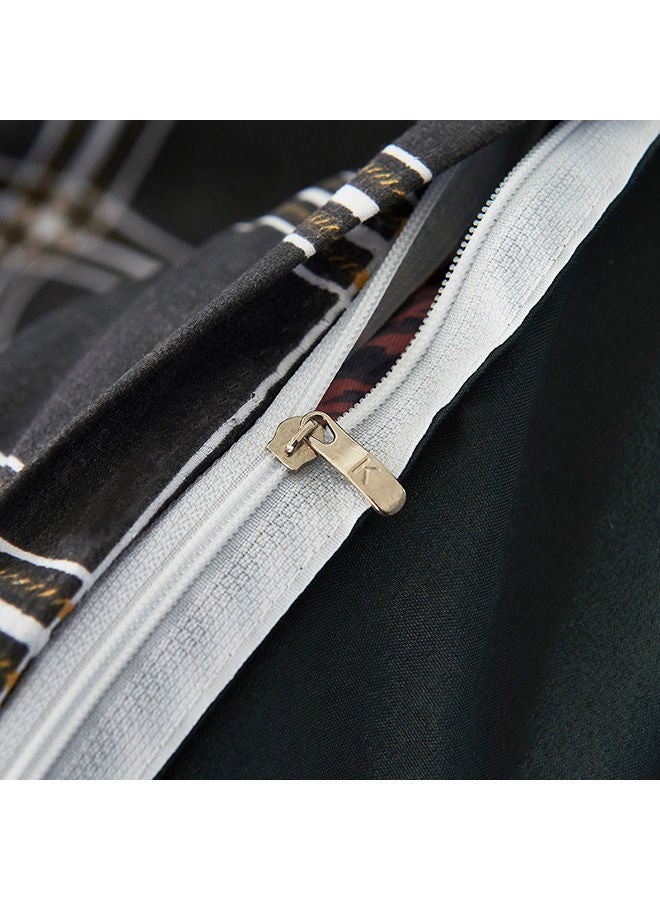 NIBEMINENT 3-Piece Munich Design Bedding Set Polyester Black/White Duvet Cover (150x200) Cm, Bed Sheet (160x220) Pillow (48x75)cm - Image 4