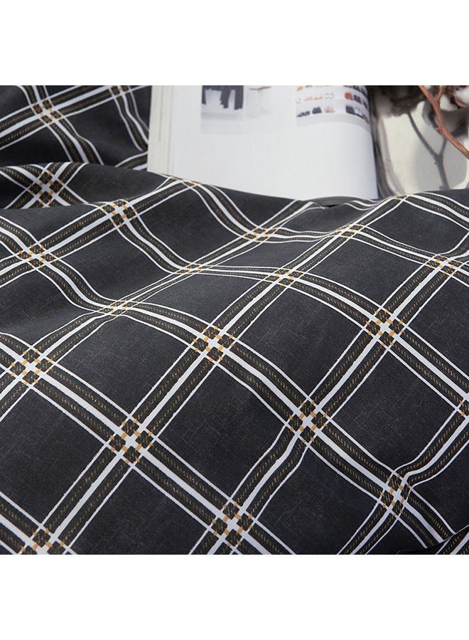 NIBEMINENT 3-Piece Munich Design Bedding Set Polyester Black/White Duvet Cover (150x200) Cm, Bed Sheet (160x220) Pillow (48x75)cm - Image 5