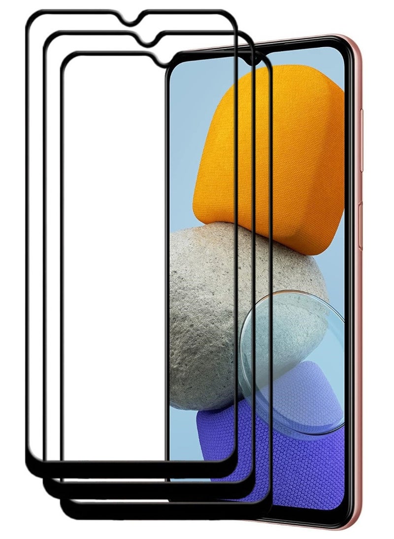 ACLIX 3 Pieces Antistatic ESD Dustproof Premium Quality High Definition Tempered Glass Screen Protector Designed For Samsung Galaxy M23 - Image 1