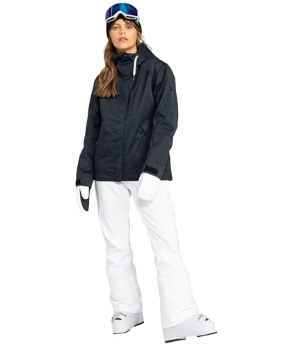 Roxy Women's Billie Jacket – 10K Waterproof Snow Jacket, Tailored Fit, PFAS-Free, Insulated, Anthracite, Medium - Image 5