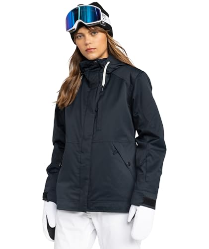 Roxy Women's Billie Jacket – 10K Waterproof Snow Jacket, Tailored Fit, PFAS-Free, Insulated, Anthracite, Medium - Image 1