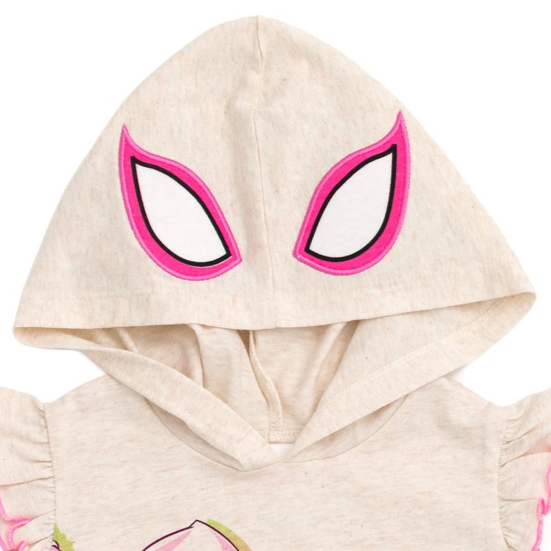 Marvel Spidey and His Amazing Friends Ghost-Spider Toddler Girls Cosplay Tank Top and Dolphin Active French Terry Shorts 4T - Image 5