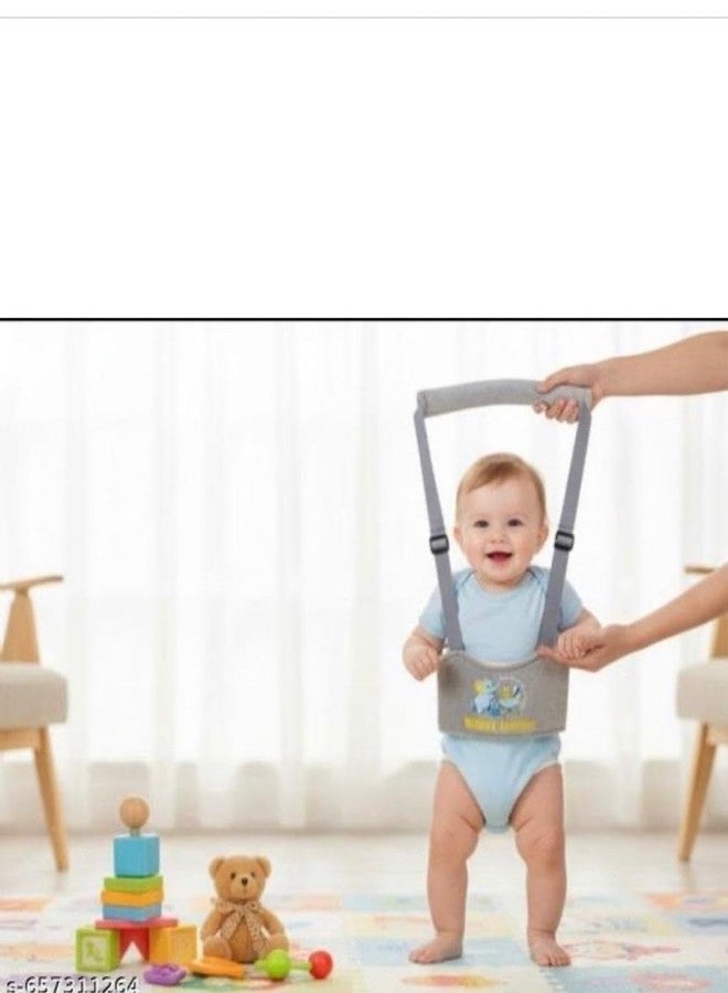 Snugnibble Baby Walking Support Belt - Infant & Toddler Walking Helper with Handle (Grey) - Image 3