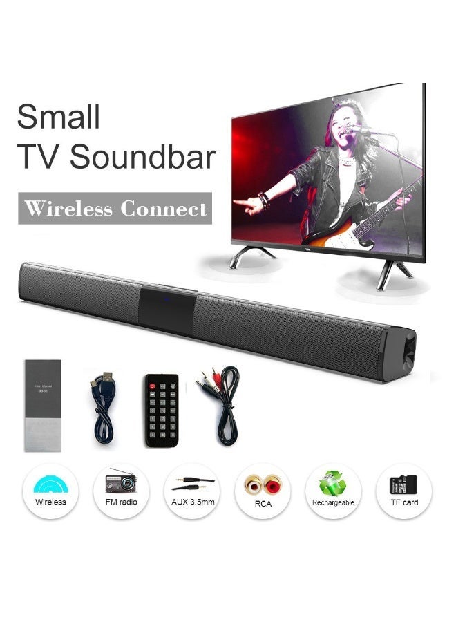 Luxury Wireless BT 4.2 Soundbar Speaker TV Home Theater 3D Soundbars Bass Television Subwoofer with RCA Line Remote Control - Image 1