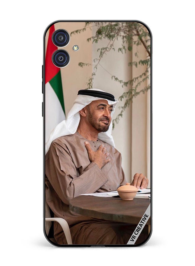 VR CREATIVE Protective Case Cover For Samsung Galaxy M04/F04 Sheikh Mohamed Bin Zayed Al Nahyan Design Multicolour - Image 1