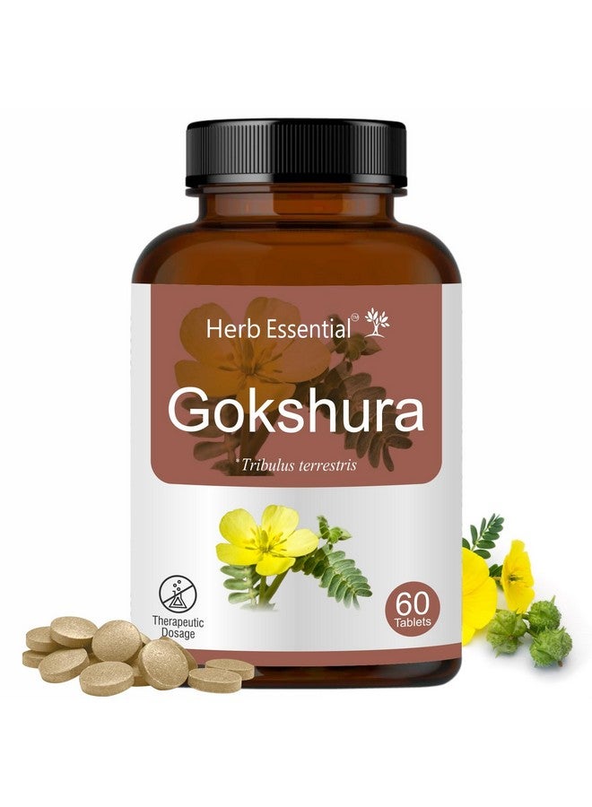 Herb Essential عشب جوجرا الأساسي (تريبولوس تيرستريس) 500 ملغ، 120 قرص | يساعد في دعم الطاقة والقوة للرجال والنساء - Image 2