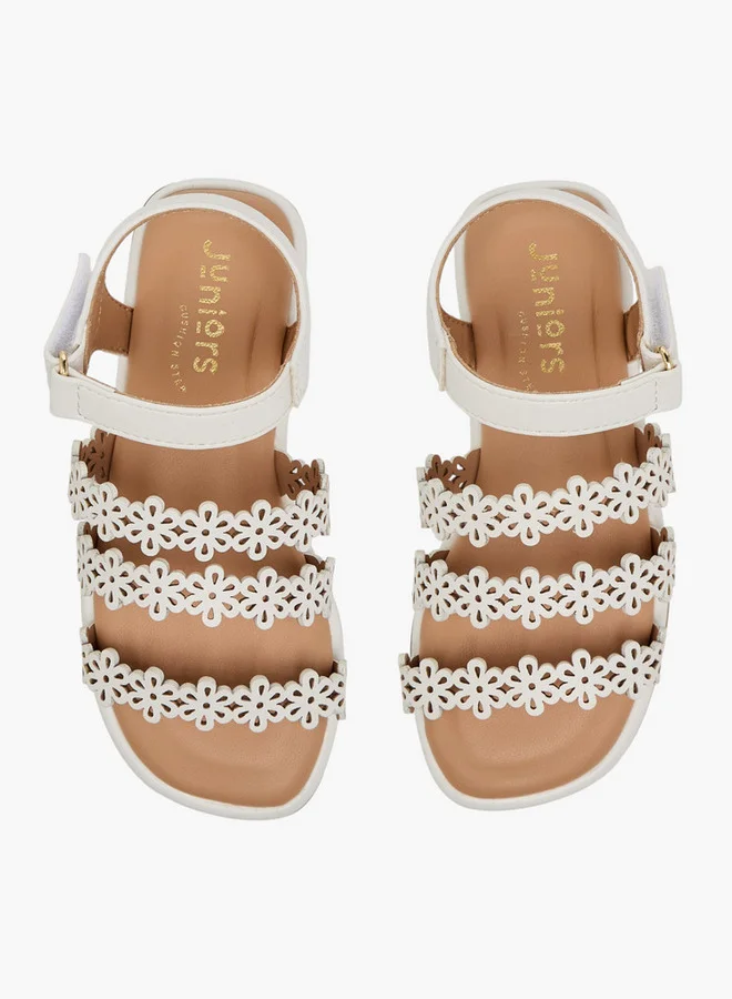 JUNIORS Girls Hook and Loop Sandals